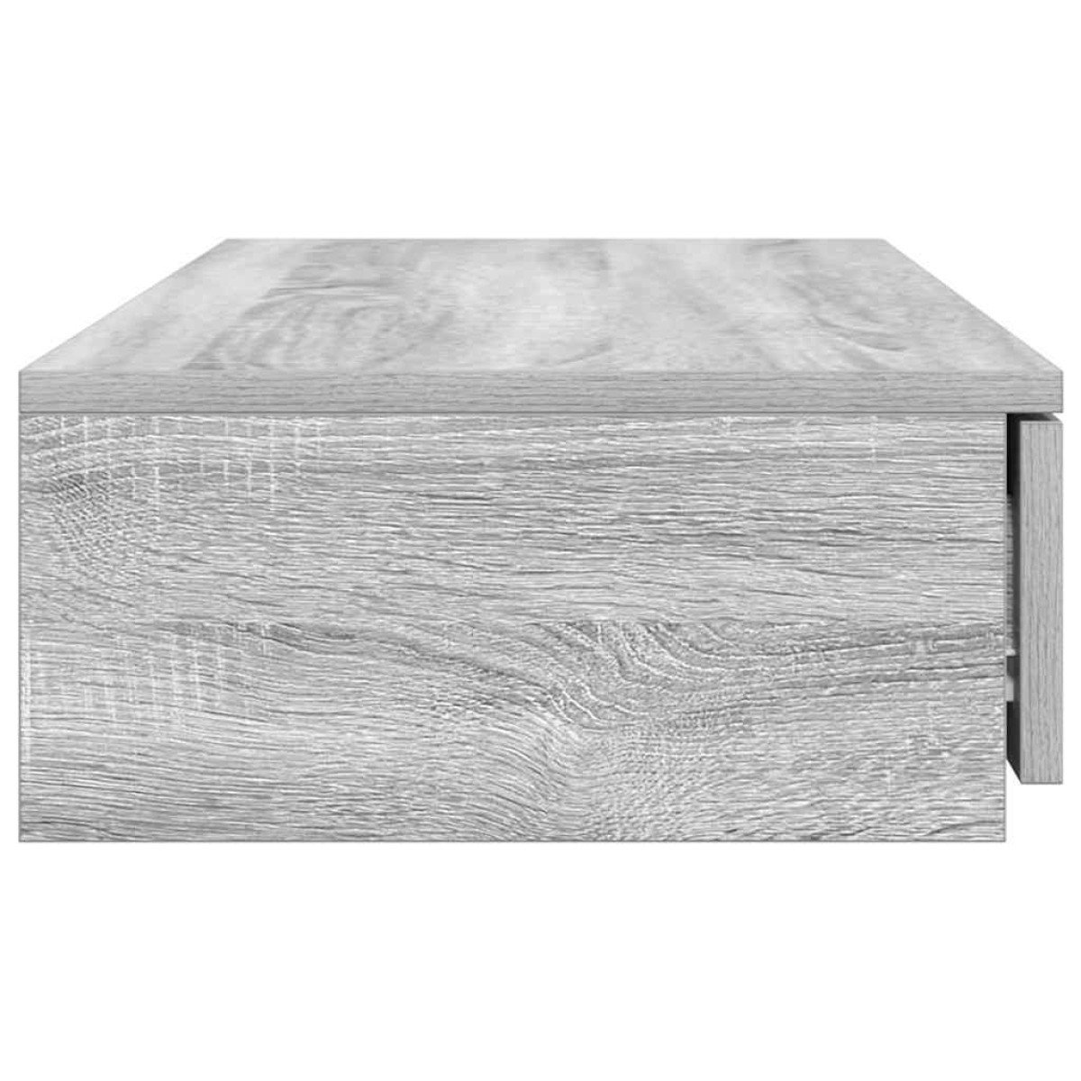 vidaXL Συρτάρια κρεβατιού Γκρίζο Σονομα 75 x 36,5 x 16,5 εκ