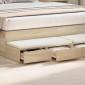 vidaXL Συρτάρια κρεβατιού Δρύς Sonoma 160 x 36,5 x 16,5 εκ
