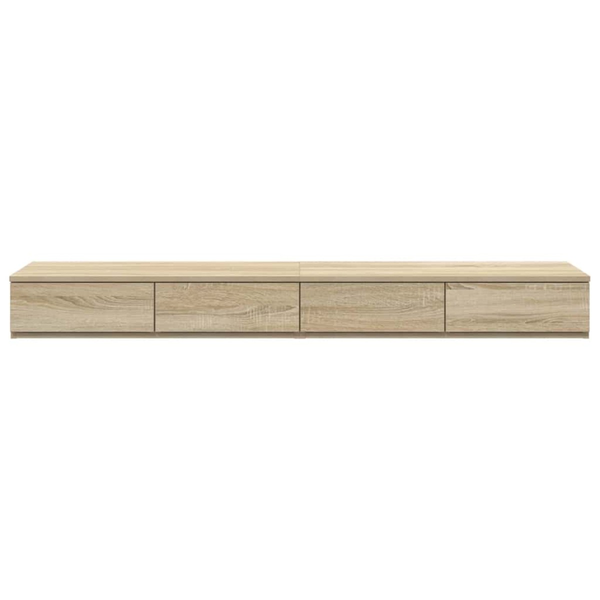 vidaXL Συρτάρια κρεβατιού Δρύς Sonoma 160 x 36,5 x 16,5 εκ