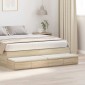 vidaXL Συρτάρια κρεβατιού Δρύς Sonoma 160 x 36,5 x 16,5 εκ