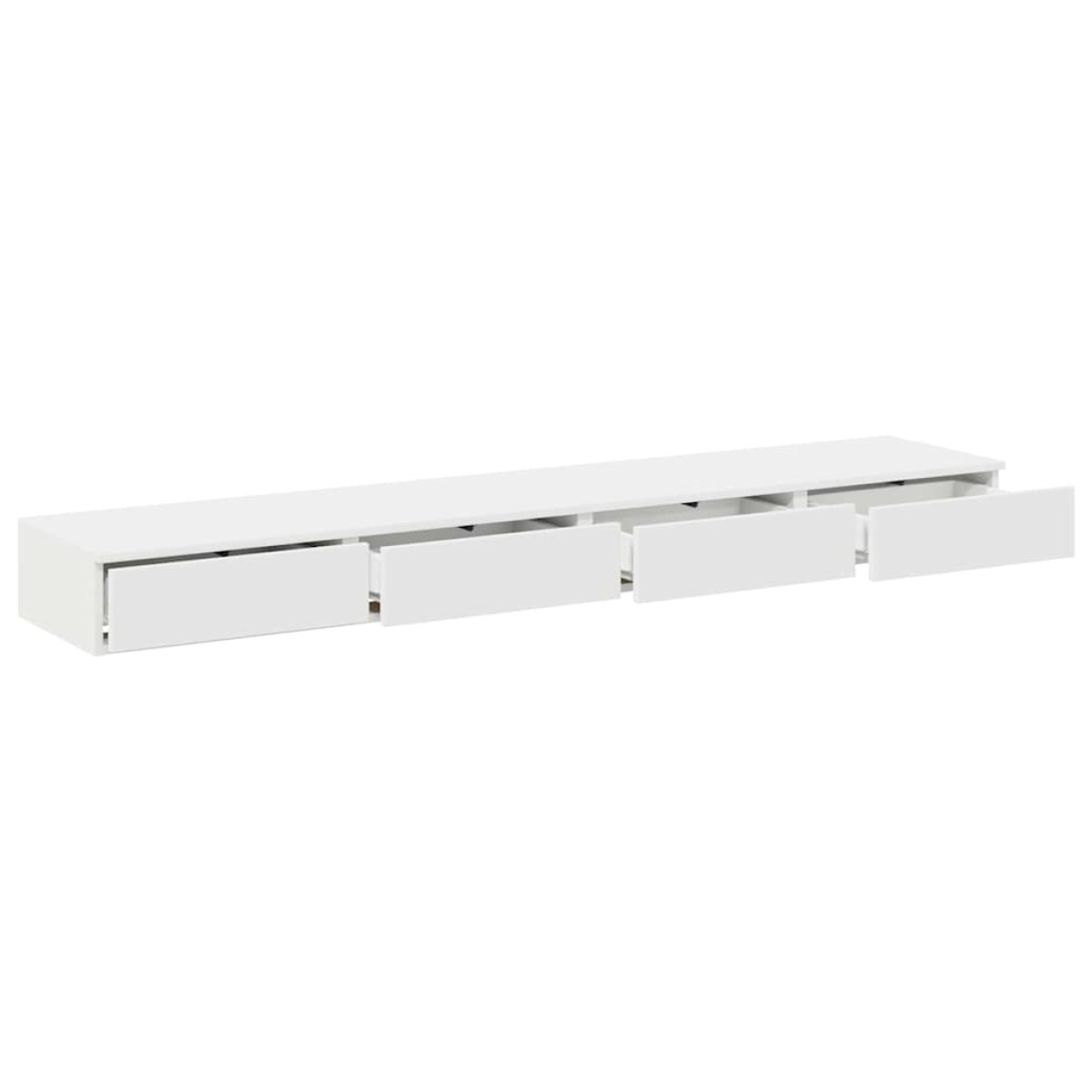 vidaXL Συρτάρια κρεβατιού με συρτάρι Λευκό 180 x 36,5 x 16,5 εκ