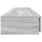 vidaXL Συρτάρια κρεβατιού Γκρίζο Σονομα 180 x 36,5 x 16,5 εκ