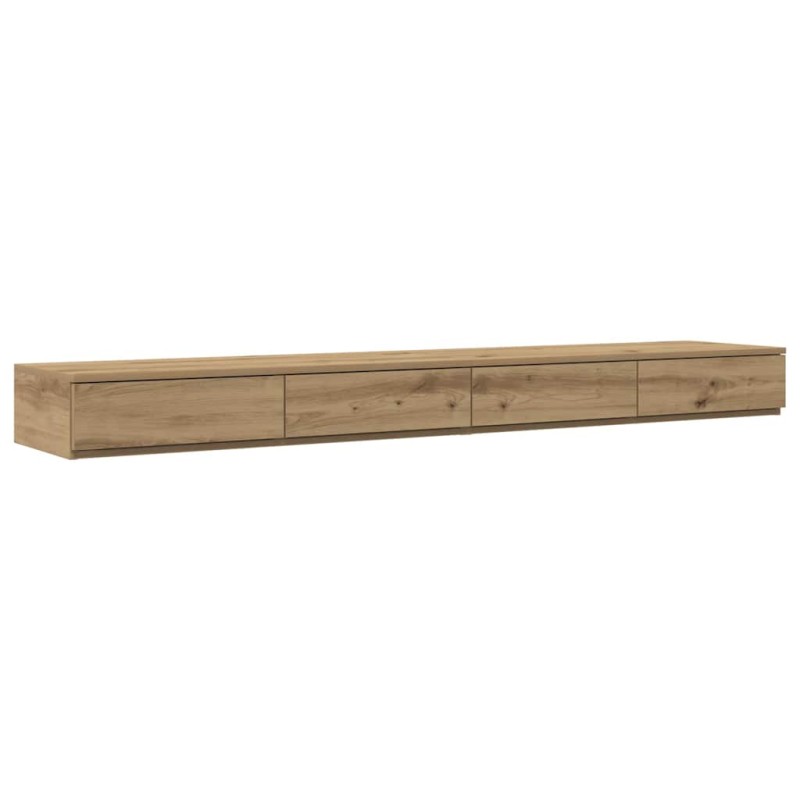 vidaXL Συρτάρια κρεβατιού με συρτάρι Artisan Oak 180 x 36,5 x 16,5 εκ