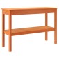 vidaXL Τραπέζι κονσόλας Κερωμένο καφέ 110 x 40 x 75 cm Στερεό πεύκο