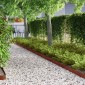 vidaXL Περίγραμμα γκαζόν 4 τμχ. 450 x 10 εκ Ατσάλι Σκληρυθέν στον Αέρα