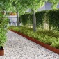 vidaXL Περίγραμμα γκαζόν 4 τμχ. 450 x 15 εκ Ατσάλι Σκληρυθέν στον Αέρα