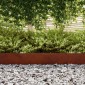 vidaXL Περίγραμμα γκαζόν 4 τμχ. 450 x 15 εκ Ατσάλι Σκληρυθέν στον Αέρα