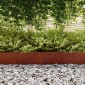 vidaXL Περίγραμμα γκαζόν 4 τμχ. 450 x 20 εκ Ατσάλι Σκληρυθέν στον Αέρα
