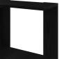 vidaXL Βιβλιοθήκη 5 επίπεδα 50 x 50 x 179 εκ Μαύρη Οξυά