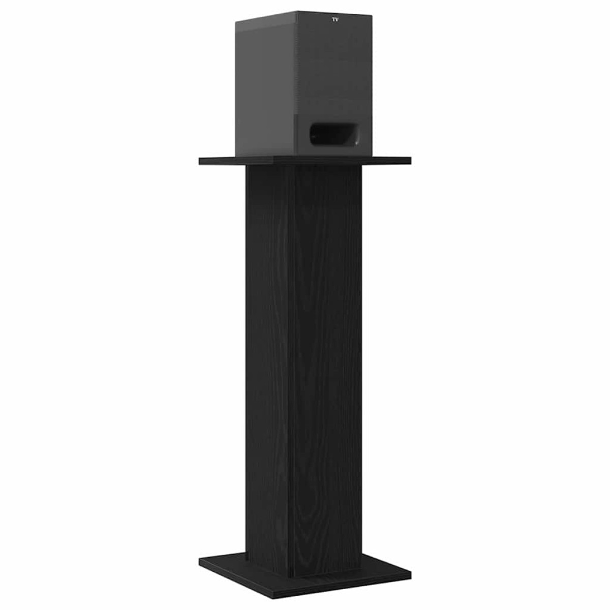 vidaXL Βάσεις Ηχείων 2 τμχ. Μαύρη Οξυά 30 x 30 x 80 cm