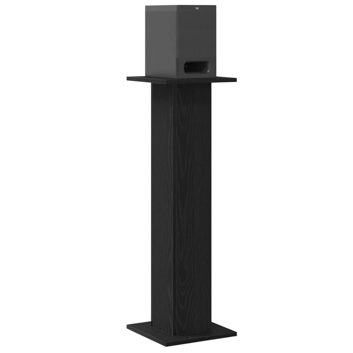vidaXL Βάσεις Ηχείων 2 τμχ. Μαύρη Οξυά 30 x 30 x 95 cm
