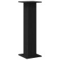 vidaXL Βάσεις Ηχείων 2 τμχ. Μαύρη Οξυά 30 x 30 x 95 cm