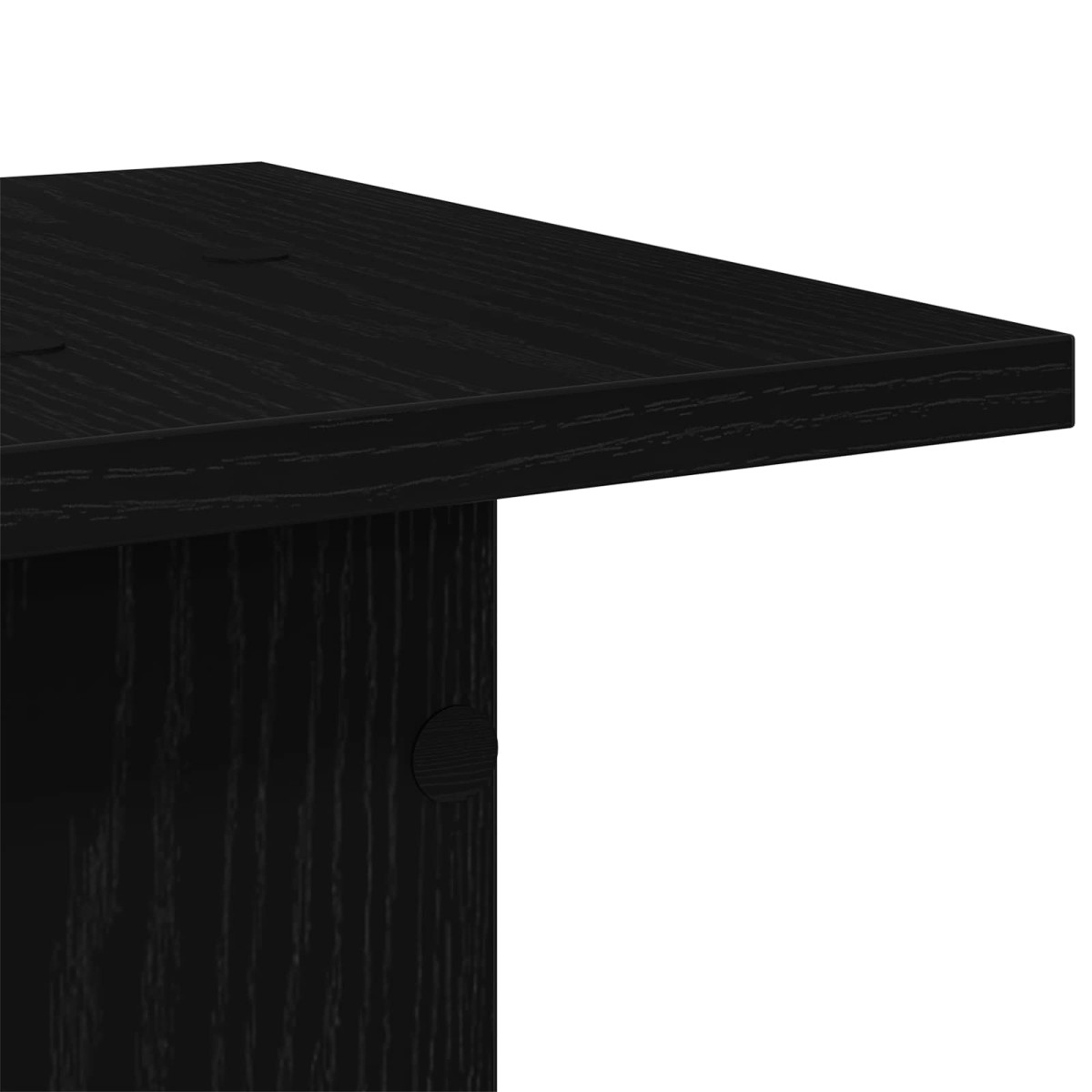 vidaXL Βάσεις Ηχείων 2 τμχ. Μαύρη Οξυά 30 x 30 x 95 cm