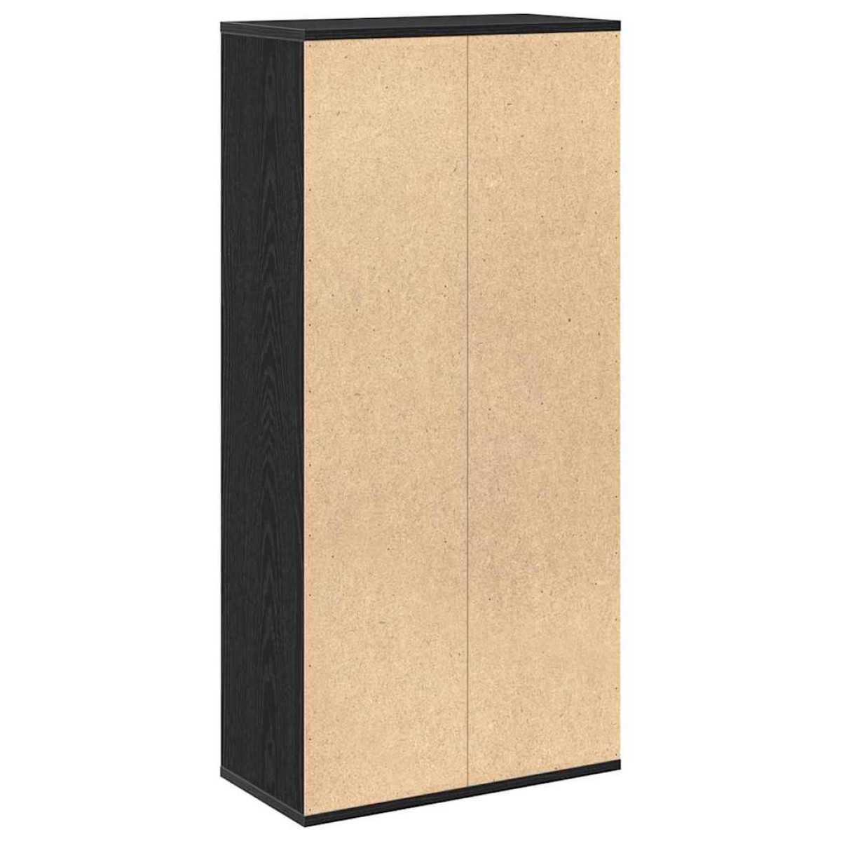 vidaXL Βιβλιοθήκη 7 επίπεδα 50 x 25 x 102 εκ Μαύρη Οξυά