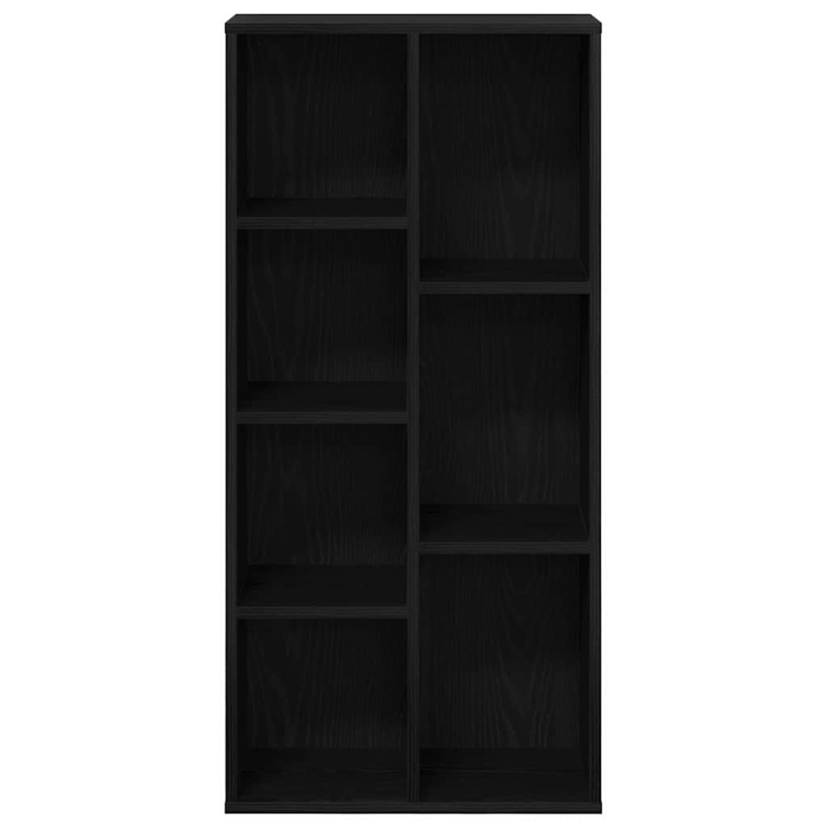 vidaXL Βιβλιοθήκη 7 επίπεδα 50 x 25 x 102 εκ Μαύρη Οξυά