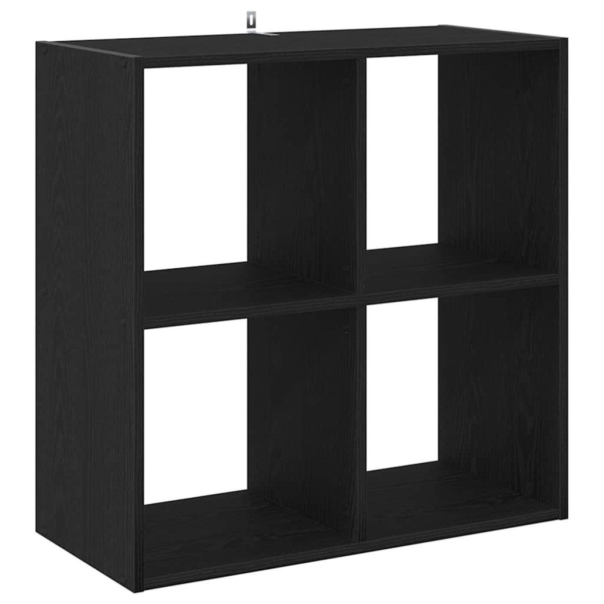 vidaXL Βιβλιοθήκη Μαύρη Οξυά 68.5 x 32 x 68.5 εκ