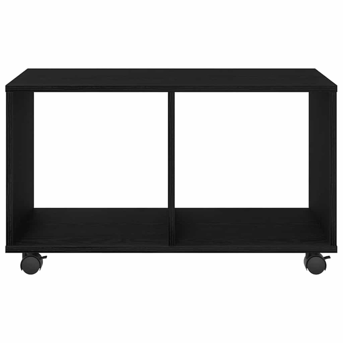 vidaXL End Table Μαύρη Οξυά 72 x 33 x 42,5 εκ. Επεξεργασμένο ξύλο