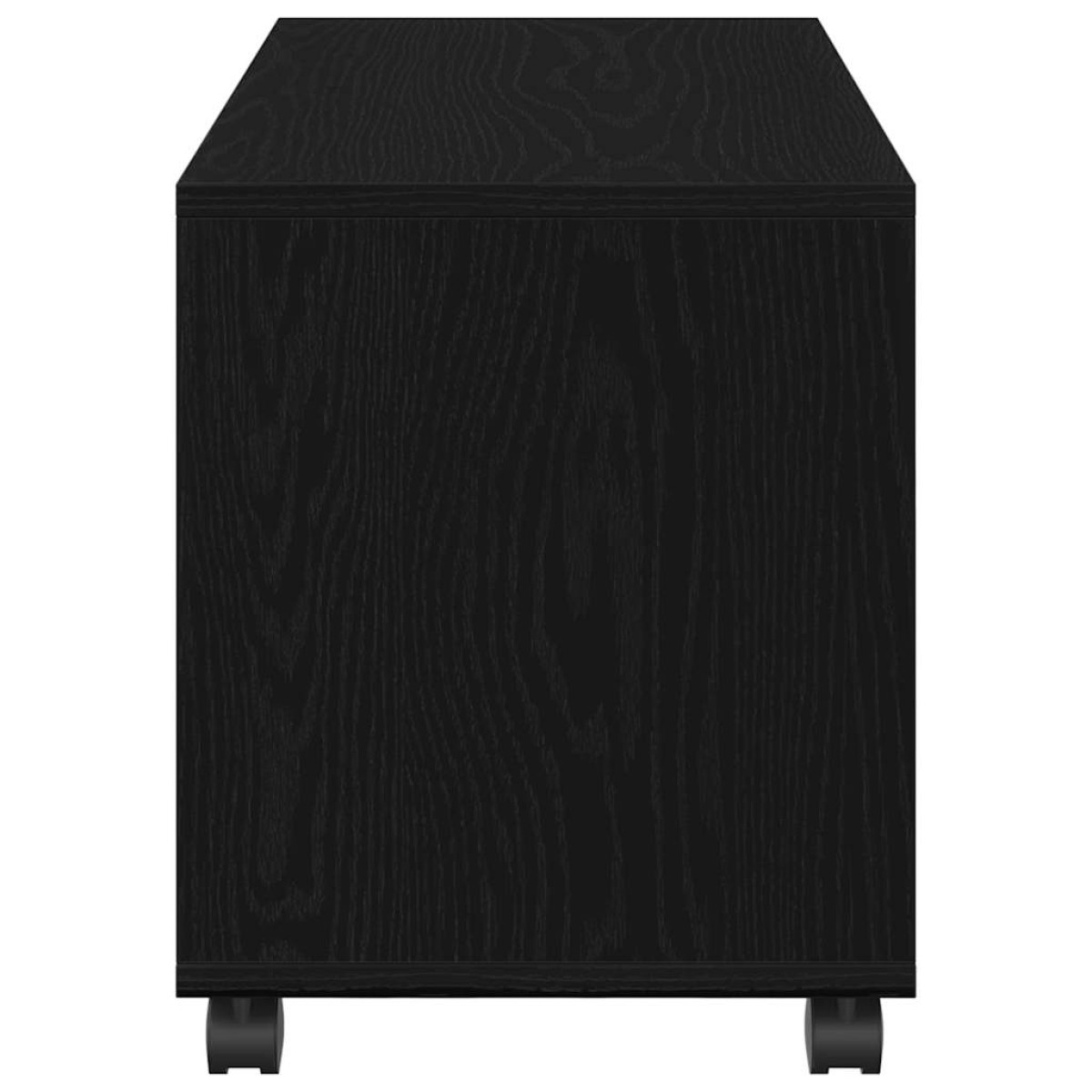 vidaXL End Table Μαύρη Οξυά 72 x 33 x 42,5 εκ. Επεξεργασμένο ξύλο