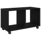 vidaXL End Table Μαύρη Οξυά 72 x 33 x 42,5 εκ. Επεξεργασμένο ξύλο