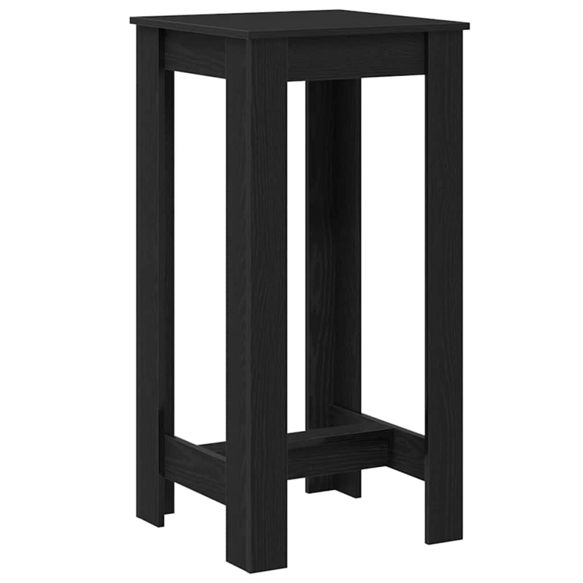 vidaXL Τραπέζι μπαρ 51 x 50 x 103.5 εκ. Επεξεργασμένο Ξύλο Μαύρη Οξυά