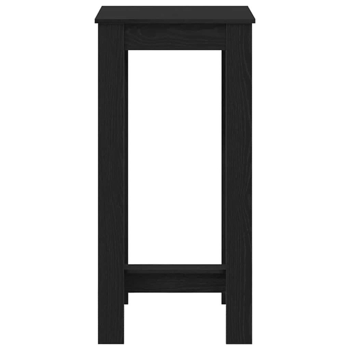 vidaXL Τραπέζι μπαρ 51 x 50 x 103.5 εκ. Επεξεργασμένο Ξύλο Μαύρη Οξυά