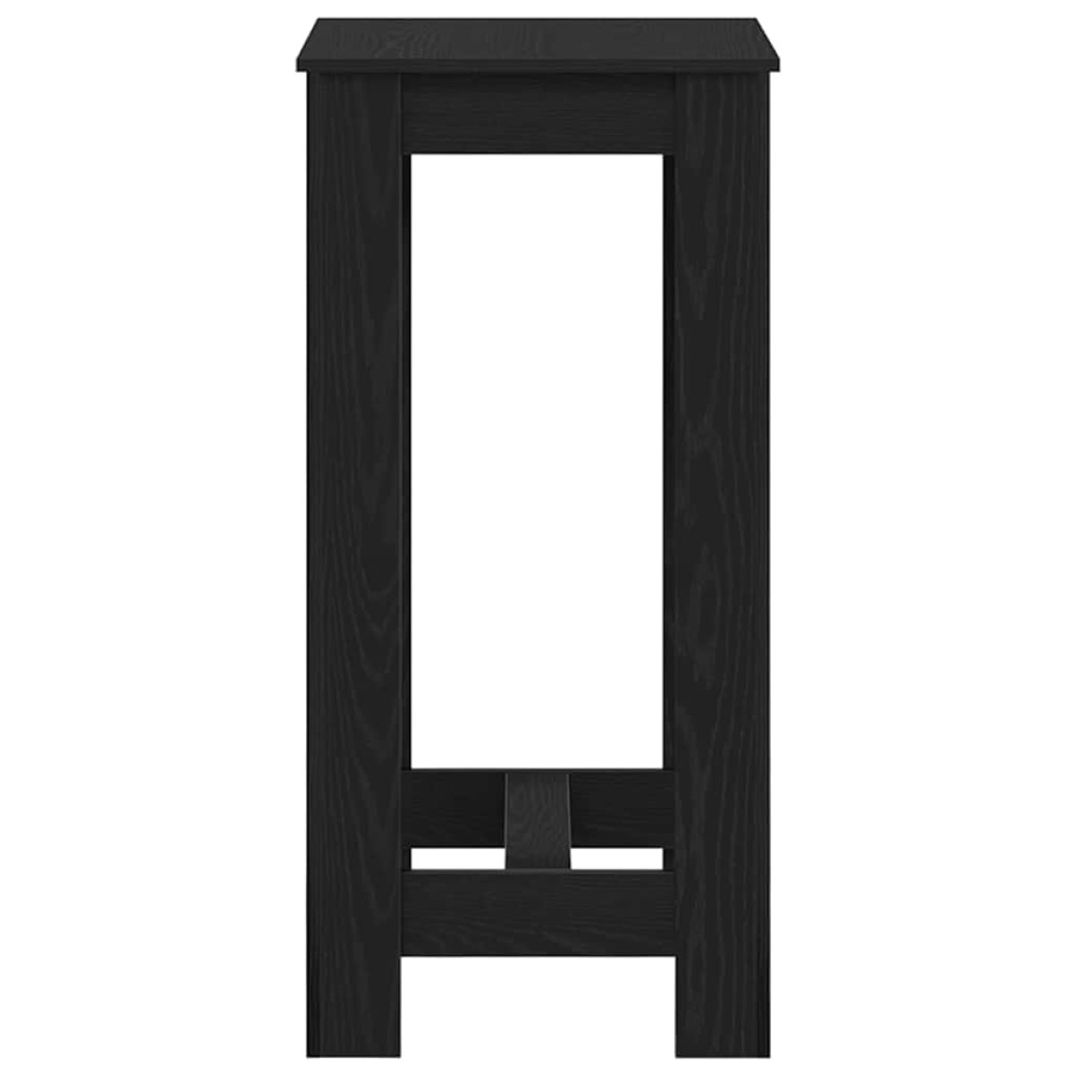 vidaXL Τραπέζι μπαρ 51 x 50 x 103.5 εκ. Επεξεργασμένο Ξύλο Μαύρη Οξυά
