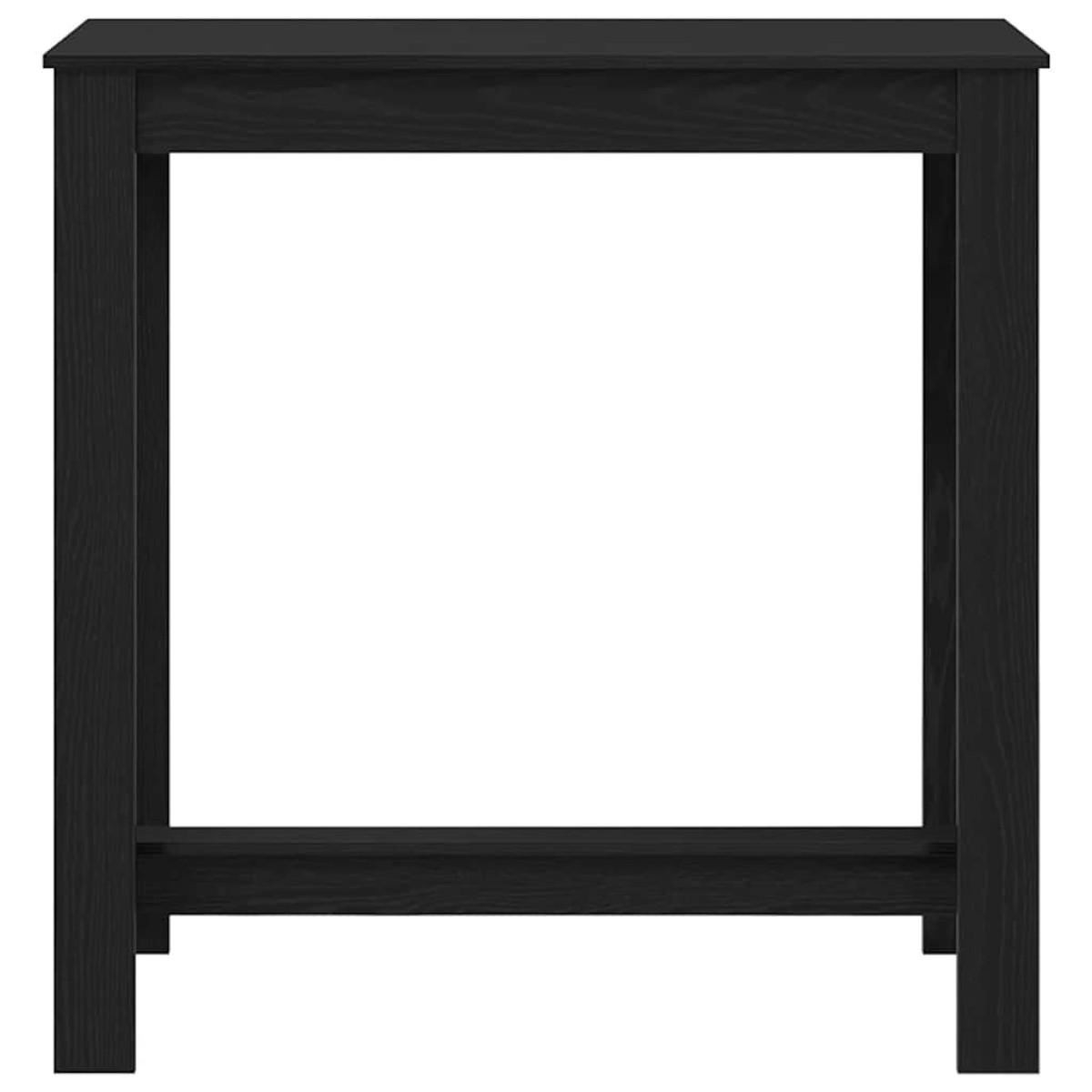 vidaXL Τραπέζι μπαρ 102 x 50 x 103.5 εκ. Επεξεργασμένο Ξύλο Μαύρη Οξυά