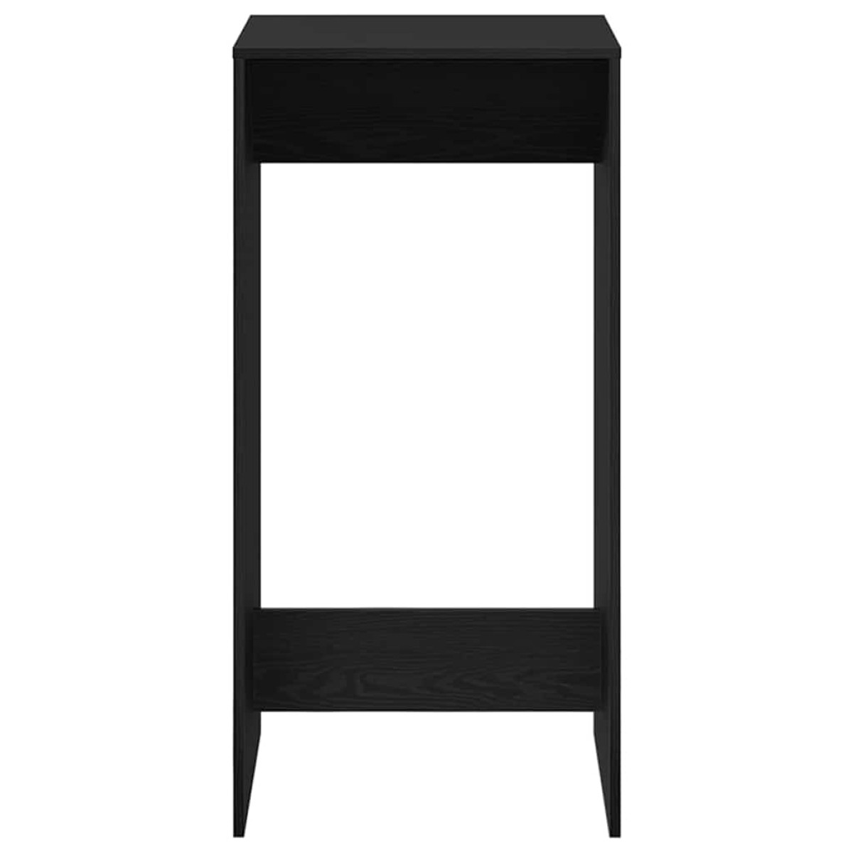 vidaXL Τραπέζι μπαρ 51 x 50 x 103,5 εκ. Επεξεργασμένο Ξύλο Μαύρη Οξυά
