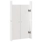 vidaXL Πόρτα κουζίνας MEPPEL Λευκό 50 x 9 x 82 εκ Μασίφ ξύλο πεύκου