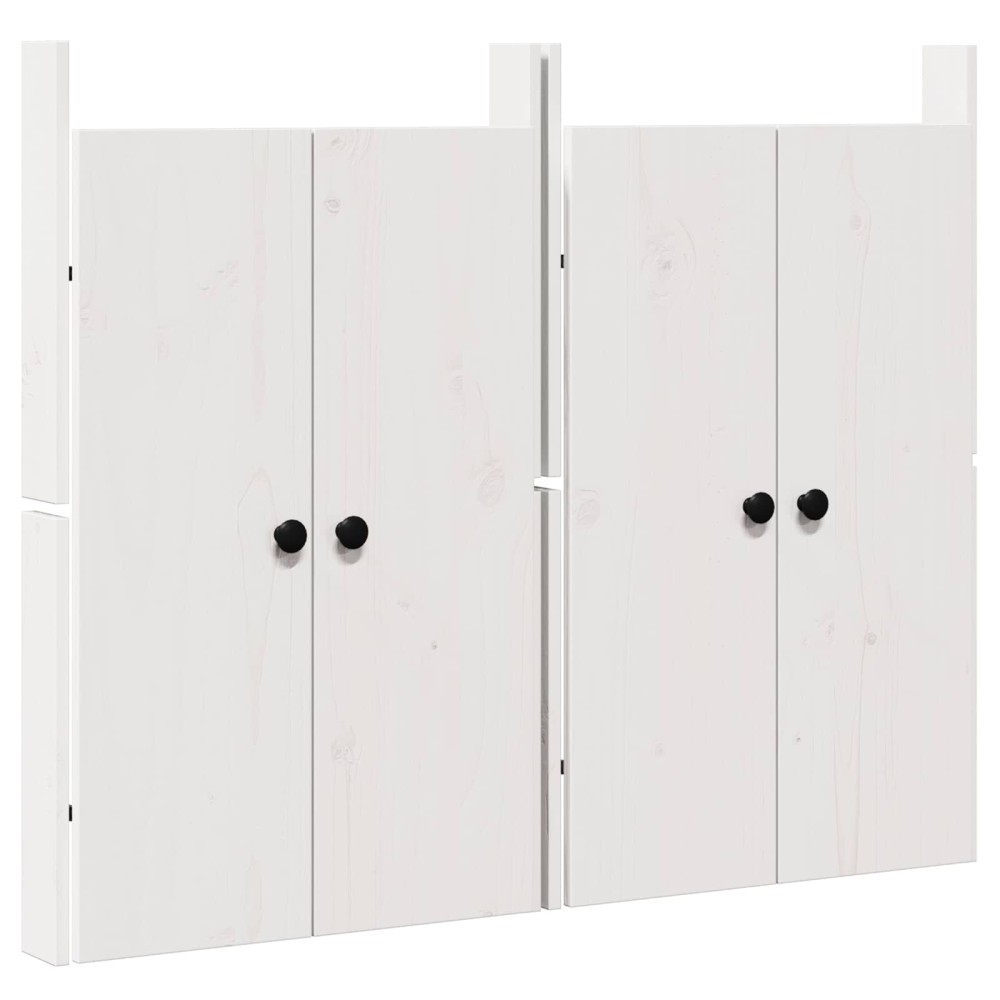 vidaXL Πόρτα κουζίνας MEPPEL 2 τμχ. Λευκό 50 x 9 x 82 εκ