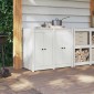 vidaXL Πόρτα κουζίνας MEPPEL 2 τμχ. Λευκό 50 x 9 x 82 εκ