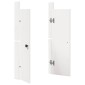 vidaXL Πόρτα κουζίνας MEPPEL 2 τμχ. Λευκό 50 x 9 x 82 εκ