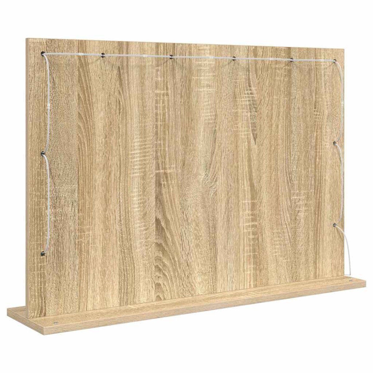vidaXL Καθρέφτης τουαλέτας Ορθογώνιος Δρύς Sonoma 80 x 55 x 18 εκ.