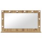 vidaXL Καθρέφτης τουαλέτας Artisan Oak 100 x 55 x 18 εκ. Ορθογώνιος
