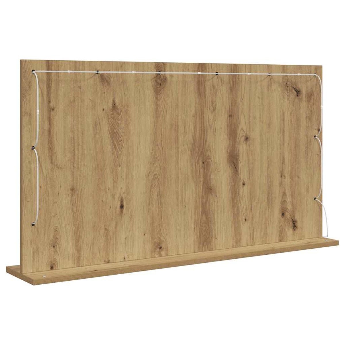 vidaXL Καθρέφτης τουαλέτας Artisan Oak 100 x 55 x 18 εκ. Ορθογώνιος