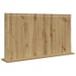vidaXL Καθρέφτης τουαλέτας Artisan Oak 100 x 55 x 18 εκ. Ορθογώνιος