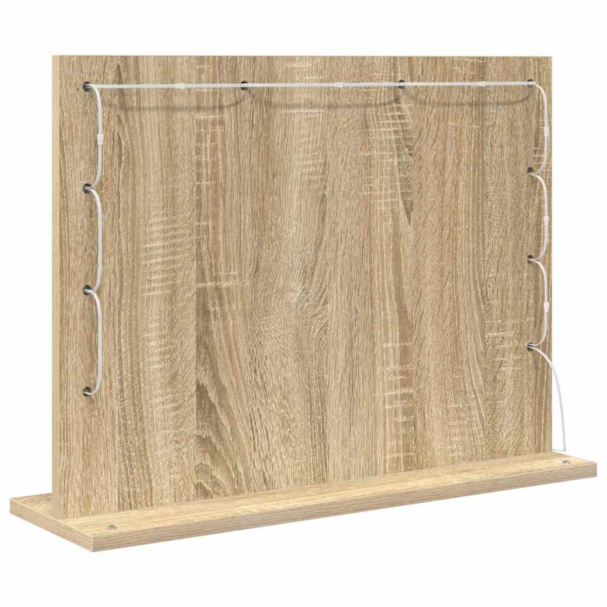 vidaXL Καθρέφτης τουαλέτας Ορθογώνιος Δρύς Sonoma 60 x 45 x 18 εκ.