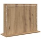vidaXL Καθρέφτης τουαλέτας Artisan Oak 60 x 45 x 18 εκ. Ορθογώνιος