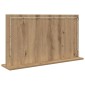 vidaXL Καθρέφτης τουαλέτας Artisan Oak 80 x 45 x 18 εκ. Ορθογώνιος