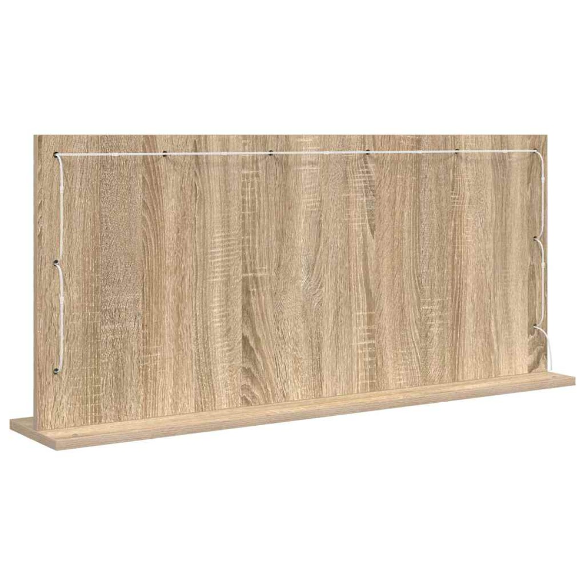 vidaXL Καθρέφτης τουαλέτας Ορθογώνιος Δρύς Sonoma 100 x 45 x 18 εκ.