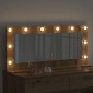 vidaXL Καθρέφτης τουαλέτας Artisan Oak 100 x 45 x 18 εκ. Ορθογώνιος