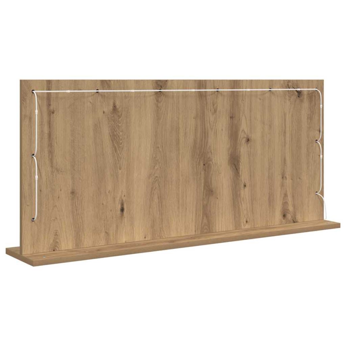 vidaXL Καθρέφτης τουαλέτας Artisan Oak 100 x 45 x 18 εκ. Ορθογώνιος