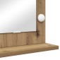vidaXL Καθρέφτης τουαλέτας Artisan Oak 100 x 45 x 18 εκ. Ορθογώνιος