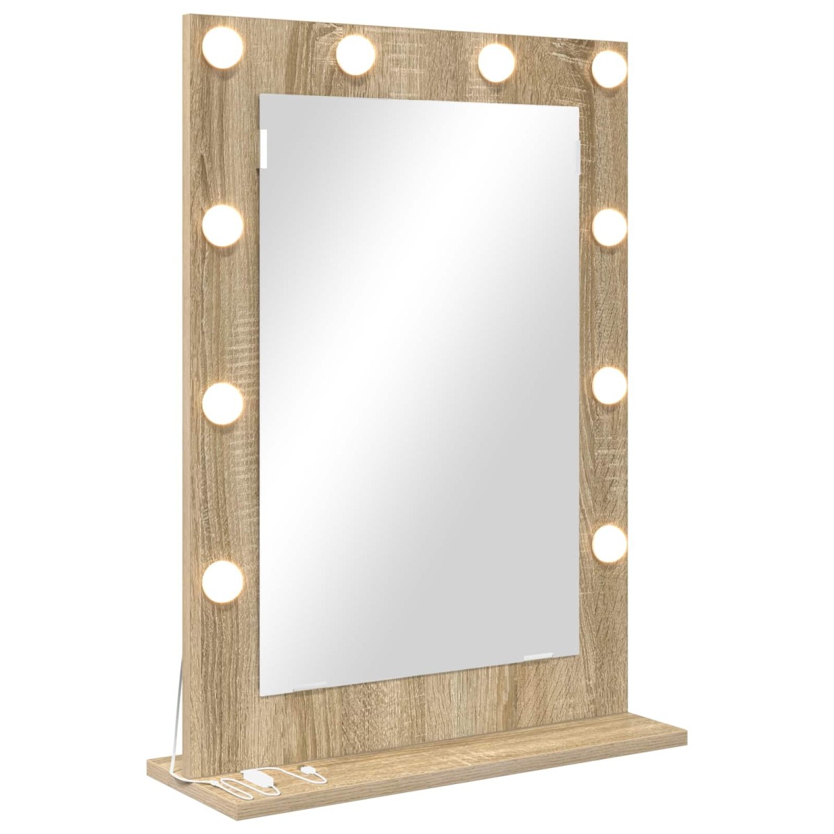 vidaXL Καθρέφτης τουαλέτας Ορθογώνιος Δρύς Sonoma 70 x 50 x 18 εκ.