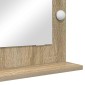 vidaXL Καθρέφτης τουαλέτας Ορθογώνιος Δρύς Sonoma 70 x 50 x 18 εκ.