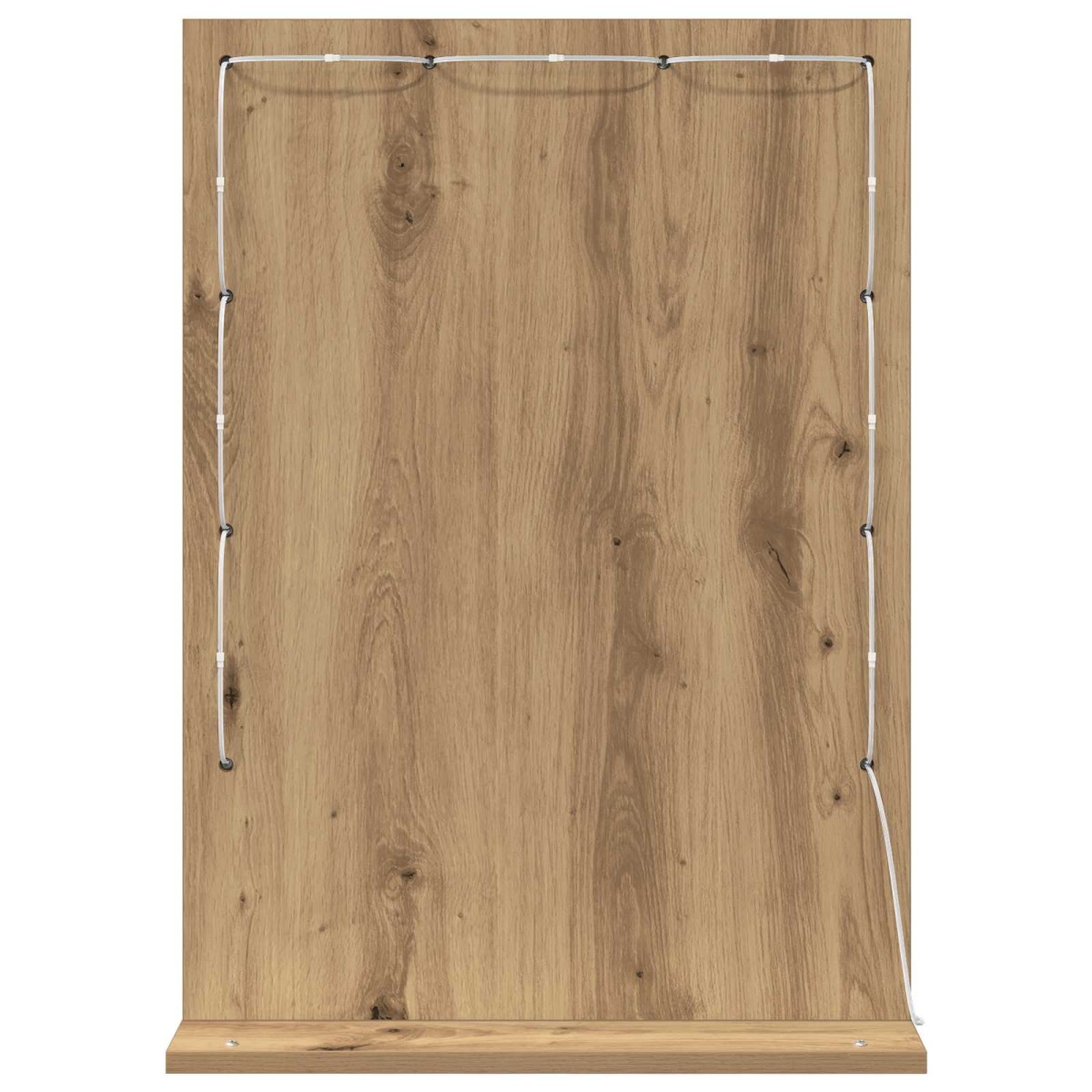 vidaXL Καθρέφτης τουαλέτας Artisan Oak 70 x 50 x 18 εκ. Ορθογώνιος