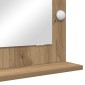 vidaXL Καθρέφτης τουαλέτας Artisan Oak 70 x 50 x 18 εκ. Ορθογώνιος