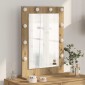 vidaXL Καθρέφτης τουαλέτας Artisan Oak 70 x 50 x 18 εκ. Ορθογώνιος