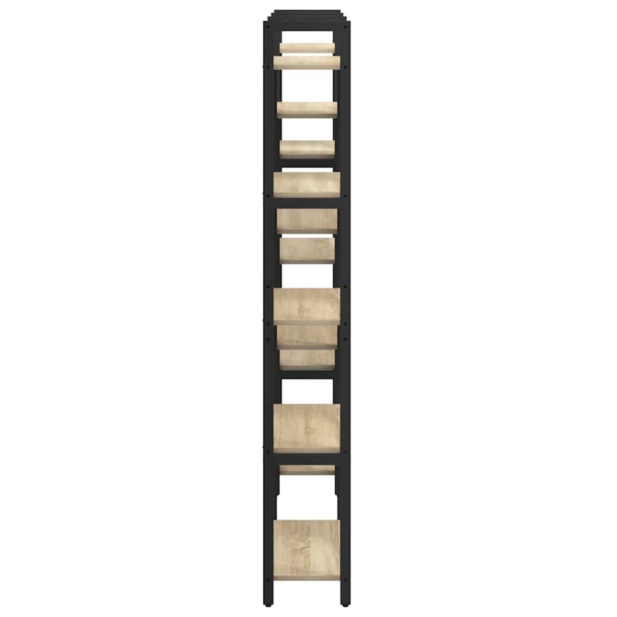 vidaXL Ράφι Βιβλίων 156 x 25 x 167 εκ. Επεξεργασμένο Ξύλο Δρύς Sonoma
