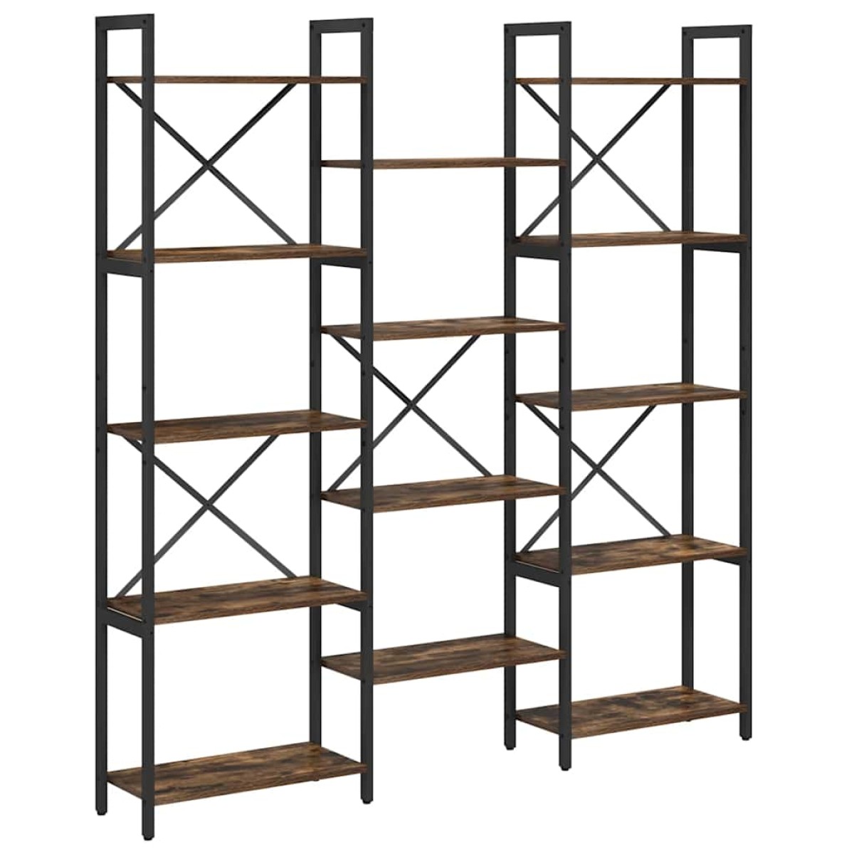 vidaXL Ράφι Βιβλίων 156 x 25 x 167 εκ. Επεξεργασμένο Ξύλο Δρύς Sonoma